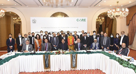 1st National Stakeholder Convening on Collective Action to Deal with Plastic Packaging Waste organized by CoRe Alliance and Ministry of Climate Change on 19th February 2021 in Islamabad.
