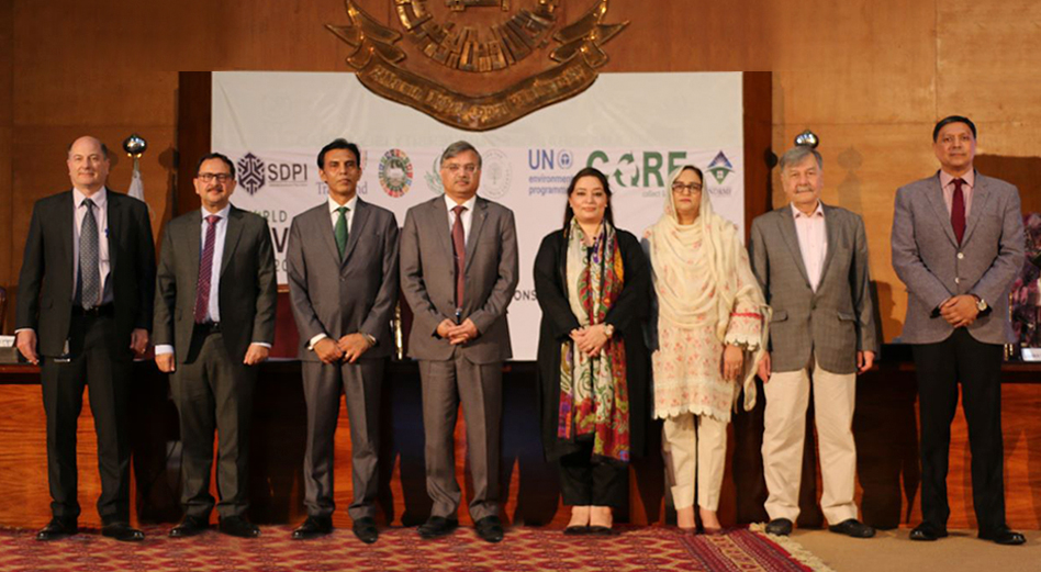 The Sustainable Development Policy Institute (SDPI), in collaboration with National Disaster Risk Management Fund (NDRMF), Allama Iqbal Open University, organized a high-level policy dialogue on “Reimagining Plastics and Renewable Solution to Environmental Degradation” to commemorate World Environment Day 2023.